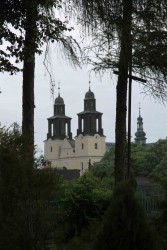 Widok na Bazylikę klasztorną w Gidlach