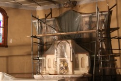 Remont wnętrza kościoła w Miejscu Odrz. - przygotowania - zdjecie 1