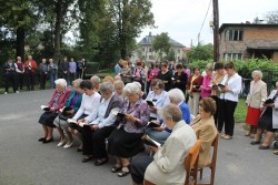 Nabożeństwo dożynkowe przy kaplicy w Błażejowicach