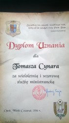Dyplom uznania dla ministrantów 2016r. - zdjecie 11