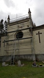 Remont dachu mauzoleum w Miejscu Odrz. 2016 - zdjecie 5