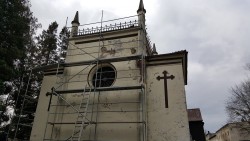Remont dachu mauzoleum w Miejscu Odrz. 2016 - zdjecie 6
