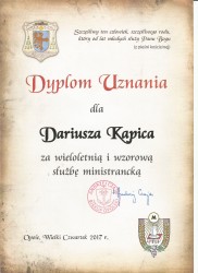 Dyplom uznania dla ministrantów 2017r. - zdjecie 15