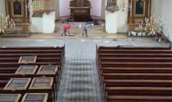 Remont wnętrza kościoła w Sławikowie 2018r.- 16.03.2019r. - zdjecie 48