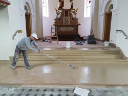 Remont wnętrza kościoła w Sławikowie 2018r.- 16.03.2019r. - zdjecie 49