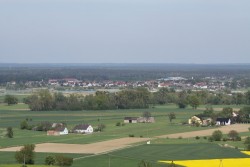 Widok z wieży kościoła w Sławikowie 2020r. - zdjecie 35