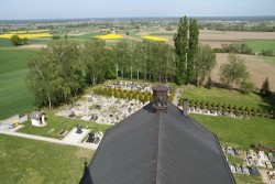 Widok z wieży kościoła w Sławikowie 2020r. - zdjecie 37